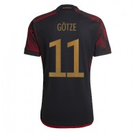 Echipament fotbal Germania Mario Gotze #11 Tricou Deplasare Mondial 2022 maneca scurta